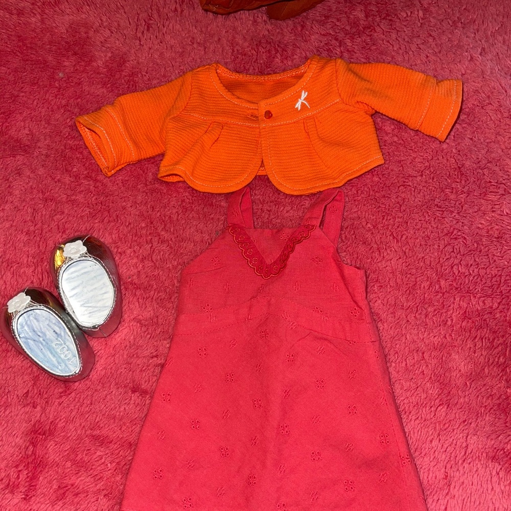 Lanie vintage meet dress American girl doll